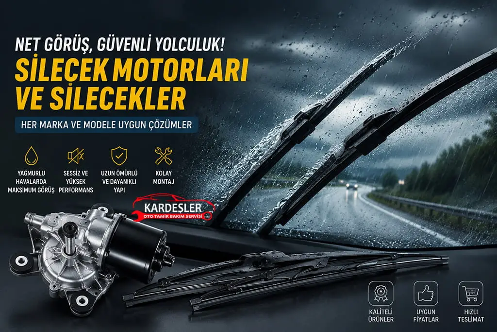 Silecek Motorları ve Silecekler